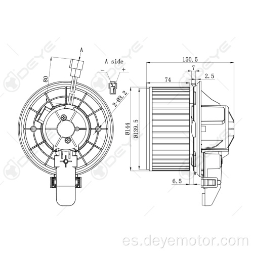 Ventilador para FORD F250 F350 F550 F450